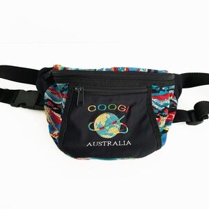 Vintage 90s COOGI Australia Fanny Pack Festival Bag Street Wear Made In Italy